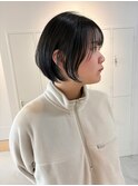 【高城】ゆったりシルエットトレンドショートボブ