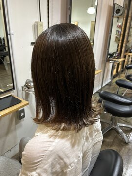 ココロヘアー ウィル 半田山店(Cocolo hair Will) ツヤ感×外ハネ×ミディアムボブ
