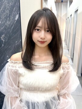 パルス ギンザ(PULSE ginza) ミディアムナチュラルレイヤーシースルーバング