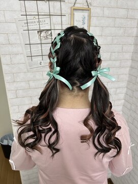 ベルデイズ 横浜西口店(BELDAYS) レースアップツインテール×ミックス巻き