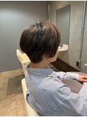ネープすっきり。大人のタイトショートボブ