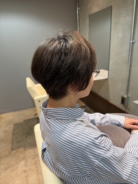 ネープすっきり。大人のタイトショートボブ