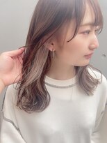 ティグル テンジン(TIGRE tenjin)&nbsp;ホワイトベージュ×インナーカラー☆ハイトーンカラー