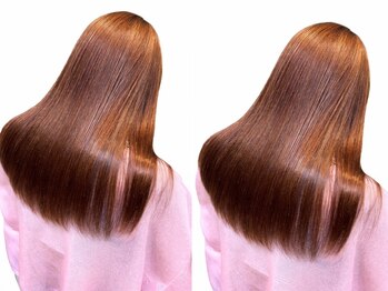 ルプル バイ フェイス 磯子(L'pul by face)の写真/一人ひとりの髪質やダメージ状態を丁寧に見極め、最適な薬剤を選定。ダメージレスで、自然なストレートに♪