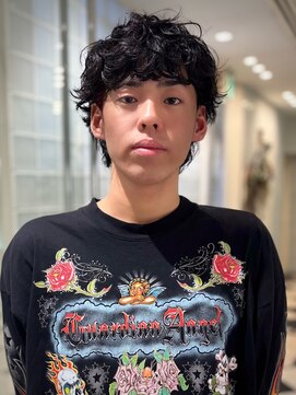 ラパンセヴェールメンズ 栄(LA PENSEE VERT MEN'S) 外国人風カーリーパーマ