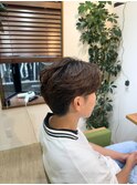毛流れショート×ナチュラルブラウン