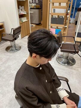 アース 郡山コスモス通り店(HAIR&MAKE EARTH) ナチュラルセンターパートマッシュ