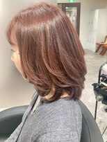 ヌーヌー 鶴ケ峰(nuu nuu)&nbsp;透明感艶髪ピンクベージュカラー＋流れるレイヤーで涼しく♪