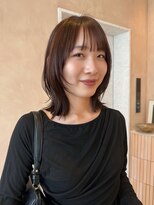 オン キャナルシティ博多前店(on) 【晴音】くびれミディアム/顔周りレイヤー/20代