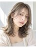 【新規/U24女性】透明感たっぷりにしたい女性へ　ケアブリーチカラー＋カット