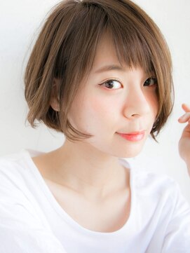 リリアン 表参道(relian) カットで小顔☆ナチュラル可愛いショートボブ♪