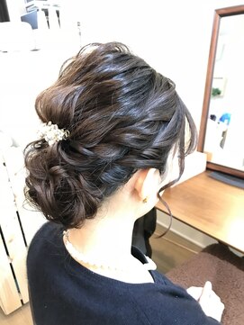 ロカット サロン(Roquat Salon) ふわ結婚式シニヨンアレンジ【ヘアアレンジ　立川/立川南/袴】