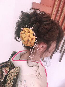 美容室 バンブー(BAMBOO) 振袖アレンジ
