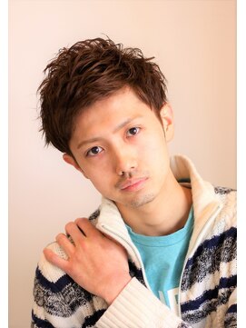 ノイセル(Noisyle) 無造作ショート　セミウエット　ビジカジ　メンズヘアー