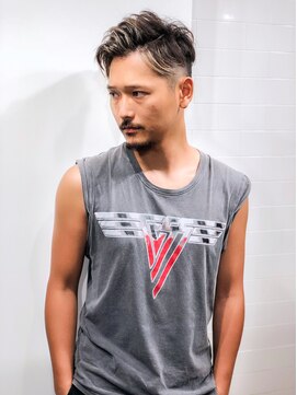 ローレル(Laurel) Laurel心斎橋○森拓也○フロントハイライトツーブロック