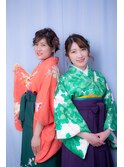 【下北沢＊I'll b hair＊】袴に似合う可愛い編み込みアレンジ