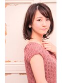 人気急上昇中♪大人かわいい小顔耳かけ丸みくびれショートボブ
