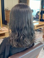 ネイヴィル オモテサンドウ(navile omotesando)&nbsp;＊透けるグレージュ×ミディアムウェーブ＊