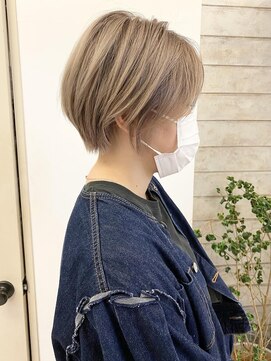 ベック ヘアサロン(BEKKU hair salon) ハイトーンベージュが可愛い☆柔らかショート