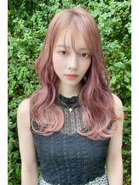 リークフー(Ree cu fuu) フェザーバングに大人かわいいピンクベージュ♪藤沢