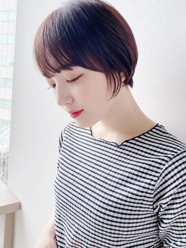 クィーンズガーデンバイケーツーギンザ(QUEEN’S GARDEN by K two GINZA) [K-two銀座]大人かわいいシフォンベージュショートヘア[銀座]