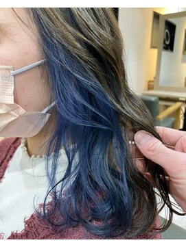 アクト 十条店(ACT) ブルー/ネイビーブルー/インナーカラー