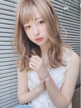 ラファンジュ ヘアー(Rohange hair) 【Rohange】ブロンドパール×シルバーベージュ#ハイライト#小顔