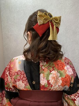 ウィスプ 赤羽店(wisp) 袴ハーフアップ☆