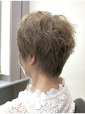 ショートパーマ絶壁解消ポイントパーマ骨格補正カット