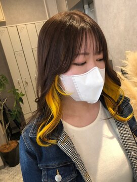 ジーナ セントラル銀座(Zina) ポイントカラー＊カナリーイエロー【ZinaCENTRAL】