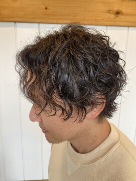 アメラボ 平針店(AmeLab) 【スパイラルパーマ】ウルフカット 波巻き ミディアム 平針