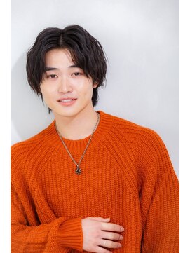 クロエ 恵比寿(Cloe) ゆるふわ波巻きパーマ×前下がりマッシュウルフ