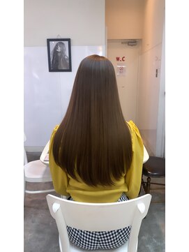 アンジェ(ange) カシミヤストレート