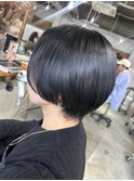 ブルーブラック×ショート