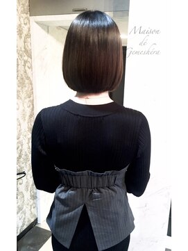 メゾン ドゥ ジェメシェラ(Maison de gemeshe'ra) まるすぎない絶妙なsensual bob