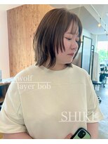 シキ(SHIKI) wolf layer bob