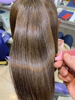 一百合の写真/髪質改善に特化した≪ICHIYURI式髪質改善トリートメント≫でツヤが出て収まりの良い仕上がりに☆