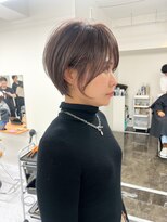 ネイロ バイ ジルブラン 葛西(NeiRo by JIL BLAN) ハイライト白髪ぼかしダブルカラーインナーカラーショートボブ