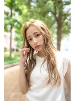 ケアリー 大日(Carelly)&nbsp;大人かわいい前髪セシルカットココアブラウンフリンジウェーブ