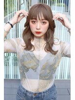 エトラ 渋谷店(etora)&nbsp;こなれミディ イメチェンくびれレイヤー 小顔 ネビージュ