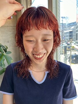 スタイル スマート サロン(STYLE smart salon) 【kanae/藤沢】レイヤーカット/テラコッタオレンジ