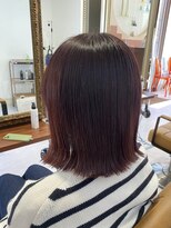 シェリッシュルーチェ(Sheriche luce)&nbsp;タッセルボブ/切りっぱなしボブ/ピンクブラウンカラー