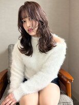 トナリ(tonari)&nbsp;マロンベージュ　ゆる巻き　セミロング【鹿児島中央】