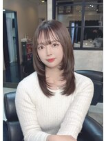 ウィローズ(WILLOW'S)&nbsp;ミルクティーブラウンレイヤーミディ