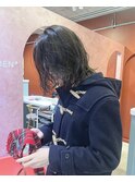 透明感髪質改善ベージュダブルカラーミルクティーグレージュ