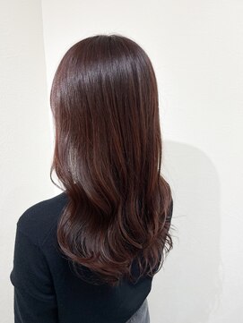 ヘアー ホスピタル ソアン(hair hospital soan) ピンクブラウン × 38mmコテ巻き