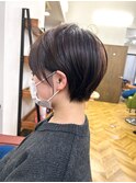 耳かけショート ハンサムショート