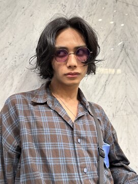 ピークアブー 表参道(PEEK-A-BOO) メンズボブ×スパイラルパーマ