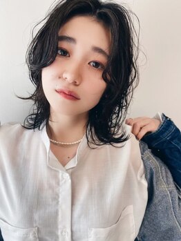 ジジデザイン(jiji DESIGN)の写真/【平和町】ダメージレスで柔らかい質感を実現♪髪質やクセを見極め、あなたに合ったパーマをご提案します♪