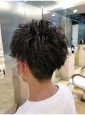 大人ショート/メンズカット/メンズパーマ/20代/30代/40代